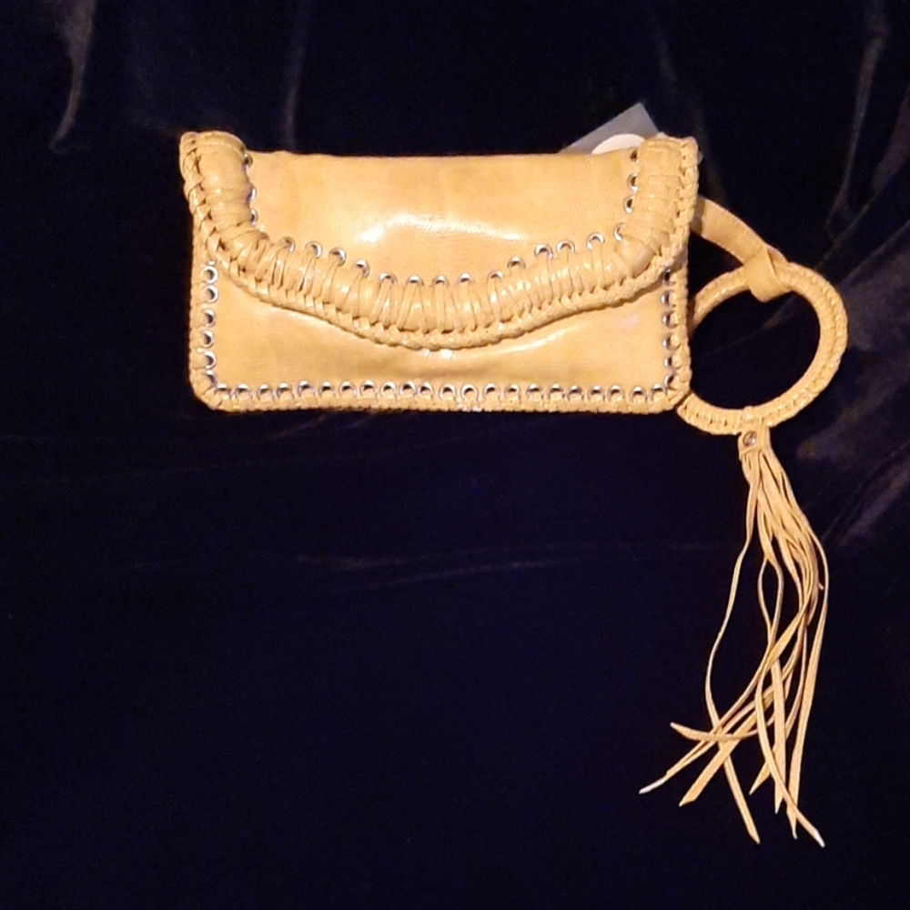Ladies Galian- Croc Grained-Clutch/Wristlet